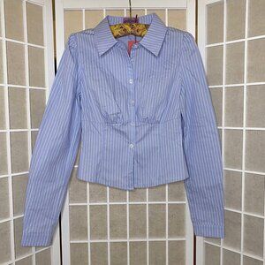 SOLD: Tailored Pinstripe Button Up Shirt
